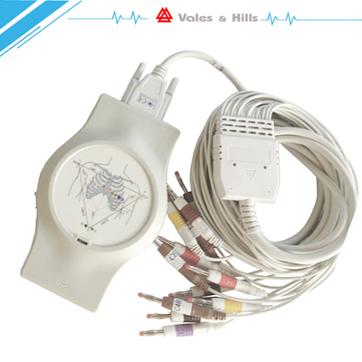Grey Mobile ECG Machine Automatically Monitor And Analysis ECG Workstation