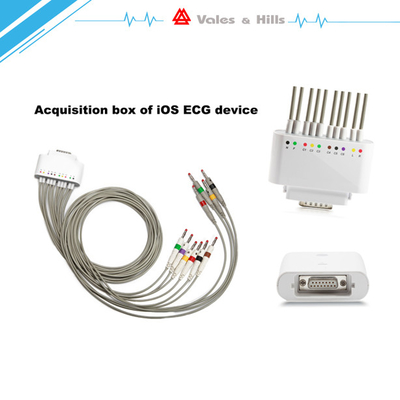 Ecg Monitoring Device Digital Wireless ECG Machine Work With IPad Or IPhone
