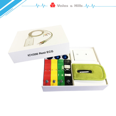 Small Mobile ECG Machine Medical Electrocardiograph Machine For Smartphone