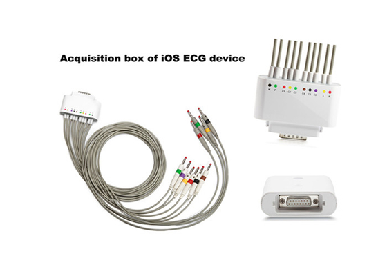 Bluetooth Transfer Handheld ECG Machine Resting ECG Biocare Machine For Clinic
