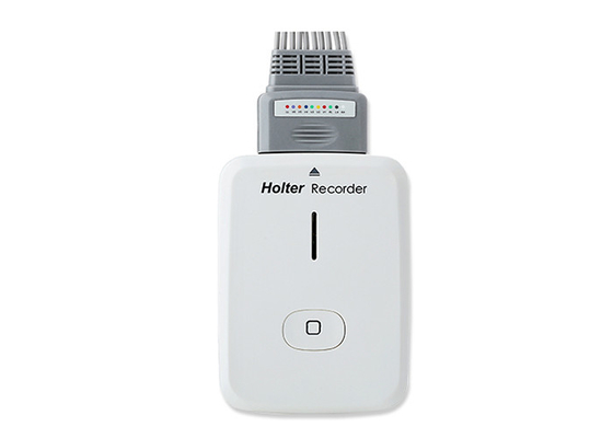 Smart White Holter ECG Recorders Elite Plus / Elite 12 ABS Plastic Material