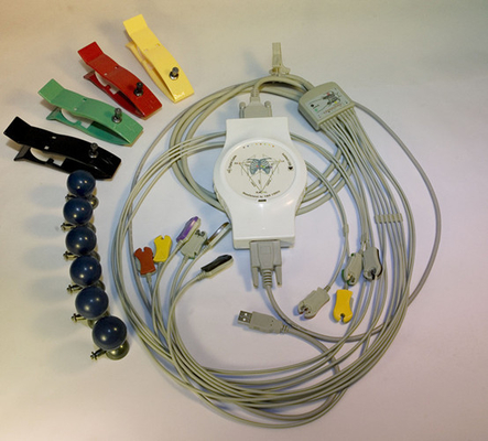 Digital PC Based Portable ECG Recorder 12- channel Resting ECG Workstation