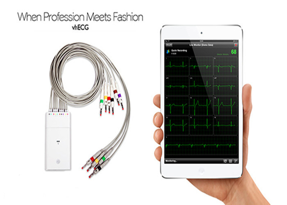 Cardiac Stress System 12 channel Digital ECG Machine , Hand Held ECG