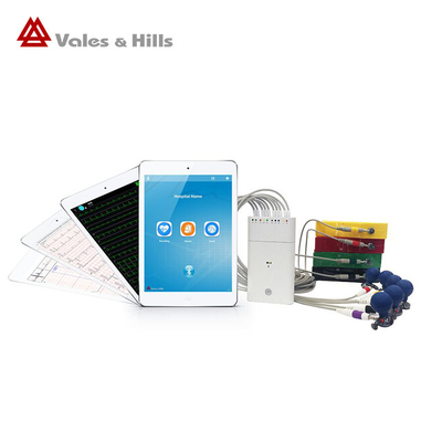 IOS Wireless Connection Mobilna maszyna EKG z technologią Bluetooth 4.0