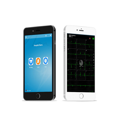 Urządzenia do echokardiografii Bluetooth Kieszonkowe urządzenie EKG do diagnostyki urządzeń mobilnych iOS
